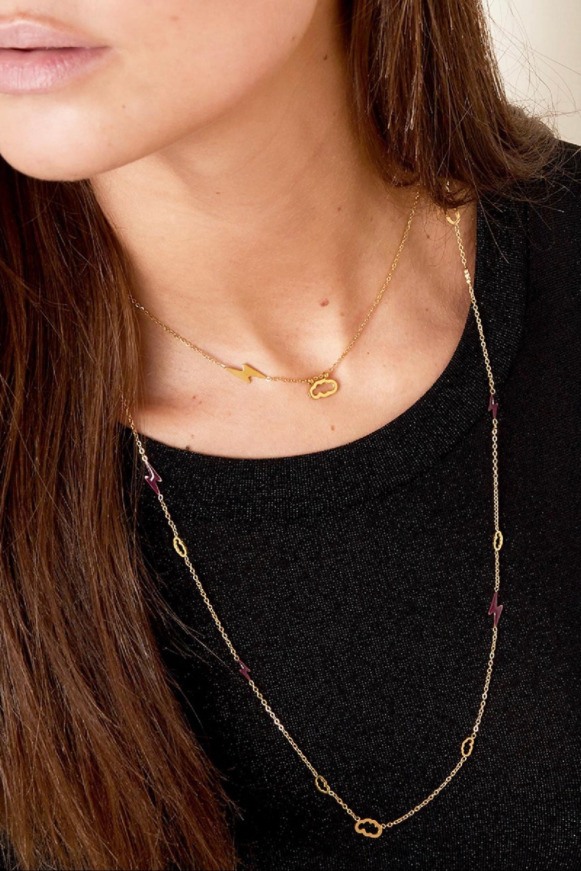 Strike long necklace - booshie-accessories