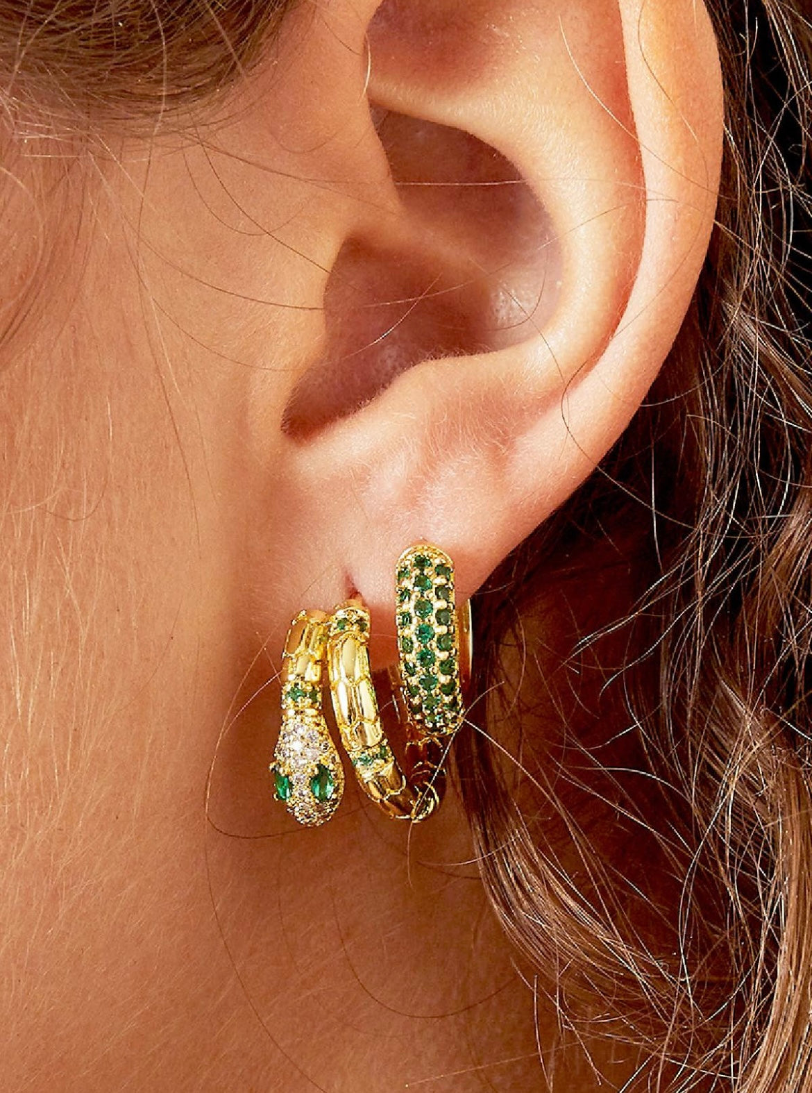 Slither earrings - booshie-accessories